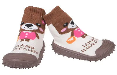 Produktbild von Baby Hausschuhe Baer Braun 21