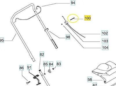 Obrázok produktu pre Skrutka žacieho ústrojenstva McCulloch M53-150AWR M46-125R