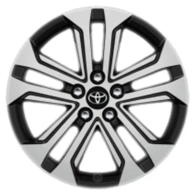 Produktbild von TOYOTA Rav4 Schwarz poliertes Aluminiumrad 18 PW457-42001-13 OE