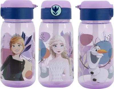 Produktbild von Disney Die Eiskönigin Elsa Anna Kinder Wasserflasche Trinkflasche Flasche 510 ml
