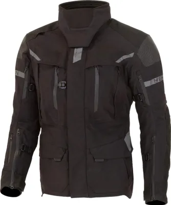 Produktbild von Merlin Akashi Pro D30 Laminated Laminierte wasserdichte Motorrad Textiljacke, schwarz, S