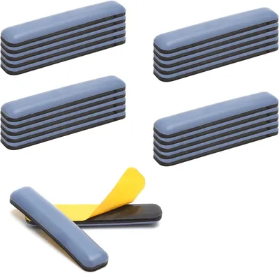 Produktbild von 20 Stück selbstklebende Teflongleiter 16x75 mm für Möbel