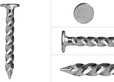 Produktbild von Schraubnägel 32 mm verzinkt Ø 3,8 mm - Schachtel 500 Stück