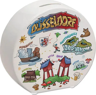 Produktbild von Düsseldorf Pop Art Comic Spardose