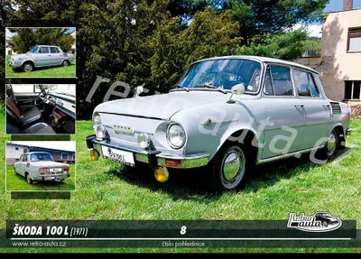 Zdjęcie produktu dla Pocztówka nr 08 - ŠKODA 100 L (1971)