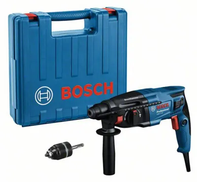 Zdjęcie produktu dla Bosch GBH 2-21 Professional, SDS Plus, Czarny, Niebieski, Czerwony, 2,1 cm, 2 J, 4800 bpm, 4 - 10 mm