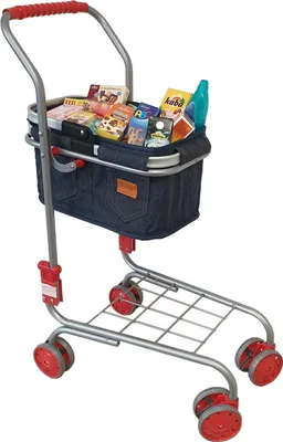 Produktbild von Tanner 1023.7 Einkaufswagen mit Jeanskorb und 40 M