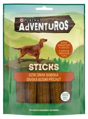 Productafbeelding van Purina Adventuros traktjes, 120g, hondenkoekjes met rundvlees