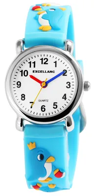 Produktbild von Excellanc Kinderarmbanduhr, Silikonarmband