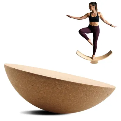 Produktbild von Halbrundes Balance Board aus Kork