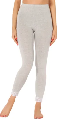 Produktbild von Merry Style Damen 7/8 Leggings mit Spitze MS10-342(Melange,L)