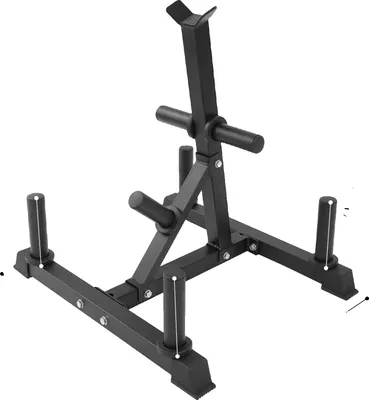 Obrázek produktu pro Organizér na činky, nosnost 300 kg, efektivní prostorově úsporný design, černý