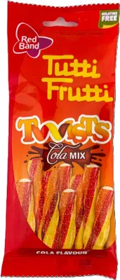 Produktbild von Red Band Tutti Frutti Twists Cola Mix 100g