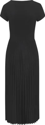 Produktbild von LASCANA Midikleid mit Plisseerockteil, bügelfreie Qualität schwarz Größe 36