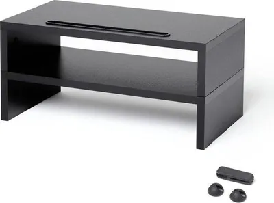 Obrázok produktu pre Stojan na počítač, kovový držiak na monitor, zdvihák pre dva monitory