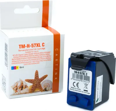 Produktbild von color Tinte/Druckpatrone 4.1-C6657C kompatibel mit HP C6657AE [ 57 ]