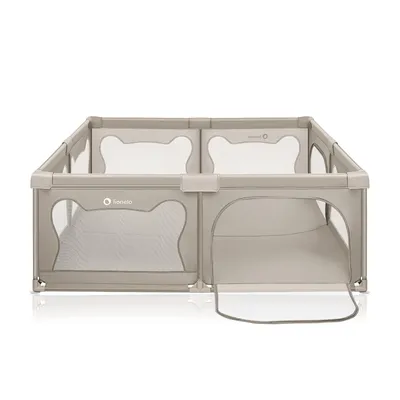 Produktbild von Lionelo Laufgitter WILLOW XL sehr große Spielfläche, 2 abschließbare Seiteneingänge Beige