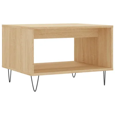 Zdjęcie produktu dla vidaXL Stolik kawowy dąb sonoma 60x50x40 cm materiał drewnopochodny
