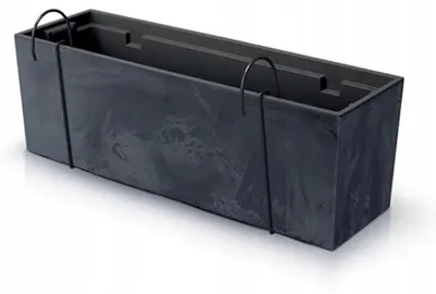 Produktbild von Balkonblumentopf Urbi Betoneffekt DUC600EW | Anthrazit