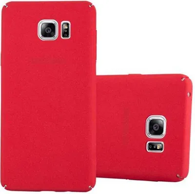 Produktbild von Cadorabo Schutzhülle für Samsung Galaxy NOTE 5 Hülle in Rot Etui Hard Case Handyhülle Cover