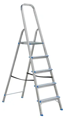 Obrázok produktu pre Jednostranné hliníkové schodíky 5 stupňov