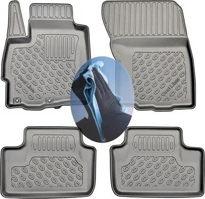 Produktbild von Z510416 TPE-Gummifußmatten kompatibel mit  Mitsubishi ASX  Facelift Steilheck Geländewagen SUV 5-türer 2015-2019