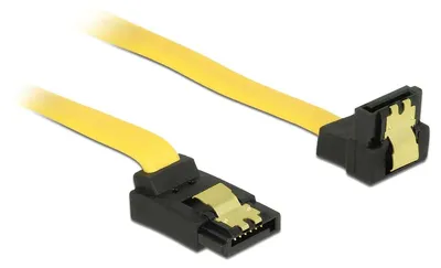 Productafbeelding van DELOCK 82822 SATA-datakabel voor harde schijf - 70 cm - 1 x SATA-connector - 1 x SATA-connector