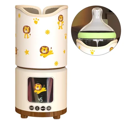 Produktbild von Mobiler Milchwärmer für Babys, Tragbarer Flaschenwärmer mit 4 Stufen, LCD-Display, Bluetooth & Weißes Rauschen, 5800 mAh