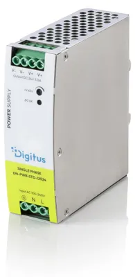 Obrázok produktu pre Digitus DN-PWR-STD-12024, Server, Vnútorný, 90 - 264 V, 47/63 Hz, 120 W, 24 V