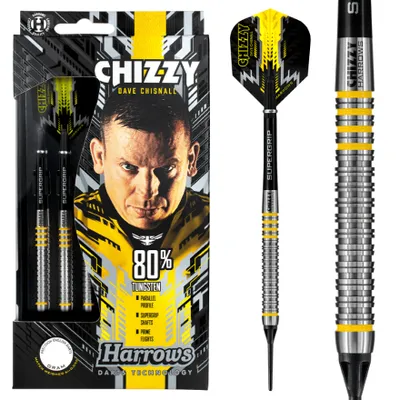 Zdjęcie produktu dla Harrows Dave Chisnall 80% Softdarts