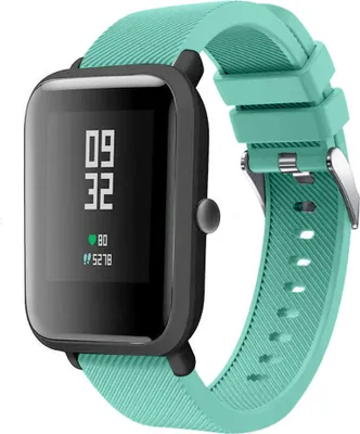 Produktbild von Strap-it Xiaomi Amazfit Bip Armband Silikon (Aqua)