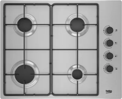 Obrázok produktu pre Plynová varná doska BEKO HIGG 64103 SX 60 cm 60 cm