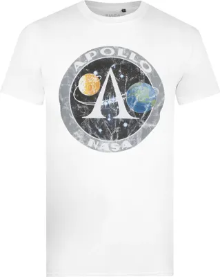 Immagine prodotto di NASA - Maglietta "Apollo" da uomo TV145 (L) (Bianco)