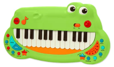 Produktbild von Battat Krokodil-Klavier – Tier-Keyboard mit 5 Instrumenteneinstellungen