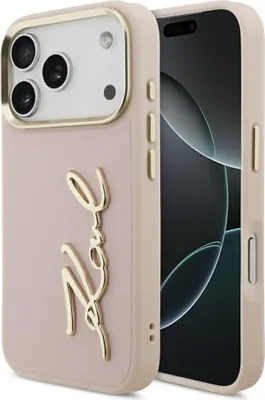 Image de Étui Karl Lagerfeld Karl Script Logo Do Iphone 17 Pro Różowy