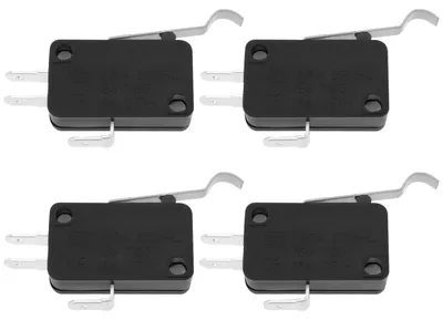 4x SPDT Mikroschalter Rollenhebel Schraubbefestigung
