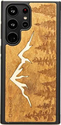 Produktbild von Bewood Holzhülle für Samsung Galaxy S23 Ultra MOUNTAINS IMBUIA