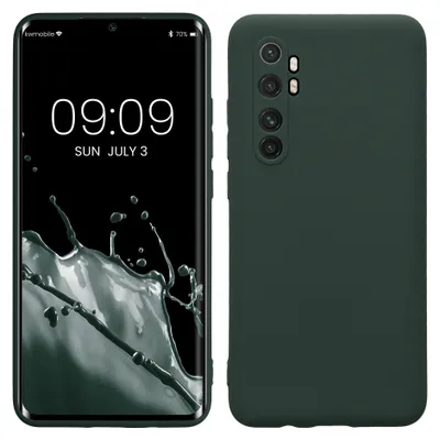 Produktbild von kwmobile Handyhülle für Xiaomi Mi Note 10 Lite Hülle - weiches Handy Silikon Case - Schutzhülle Cover - Moosgrün