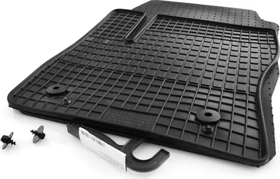 Immagine prodotto di Tappetini in gomma per Ford Transit Connect (dal 2014) Tappetini in gomma anteriori in 2 pezzi Qualità originale Inodore