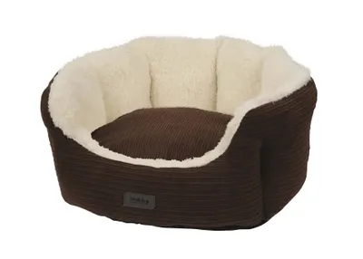 Produktbild von Nobby Komfortbett Kamba oval braun, Maße: 55 x 50 x 21 cm
