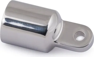 Produktbild von Endkappe Rohr 22 mm mit Öse, Edelstahl Endstück für Bimini, Verdeck, Sonnensegel, rostfreier Beschlag