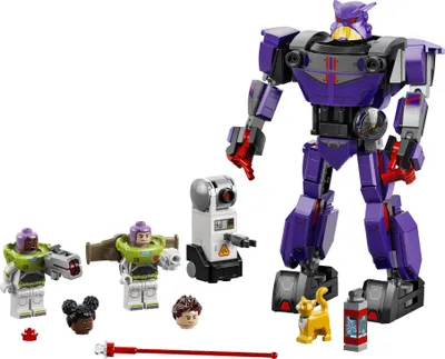 Productafbeelding van LEGO 76831 Disney en Pixar's Lightyear: Duel met Zurg, een ruimtespeelgoed om te bouwen, geschikt voor kinderen vanaf 7 jaar, met een Mech-actiefiguur en een Buzz-minifiguur