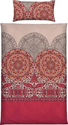 Produktbild von REDBEST Bettwäsche rot 1x 135x200 cm + 1x 40x80 cm