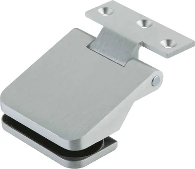 Immagine prodotto di Cerniera per porta in vetro DORMA con telaio Junior Office 11.239, vetro 8-10 mm, anodizzato argento