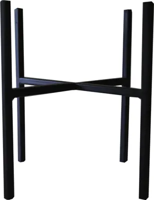 Produktbild von Blumenständer Metall OWEN 4-beinig 16,5x16,5x16 cm schwarz