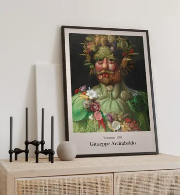 Produktbild von Poster Rudolf von Hasenburg Künstler, groesse_poster:70x100 cm, groesse_rahmen:schwarz 70x100 cm