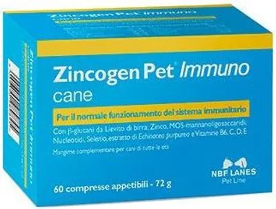 Immagine prodotto di Zincogen Pet Immuno 60 Compresse