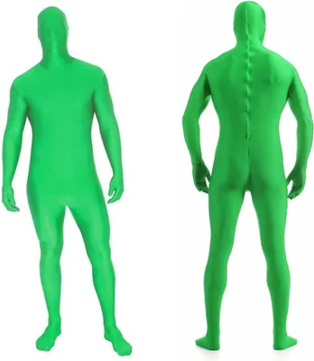 Produktbild von Unisex Grüner Chromakey Bodysuit für Fotografie