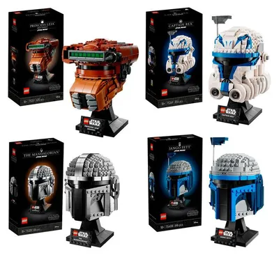 Zdjęcie produktu dla Zestaw hełmów LEGO Star Wars, zabawka konstrukcyjna