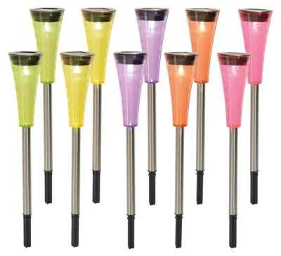 Produktbild von 10er-Set Solar-/Erdspieß "Multi" H: 25cm